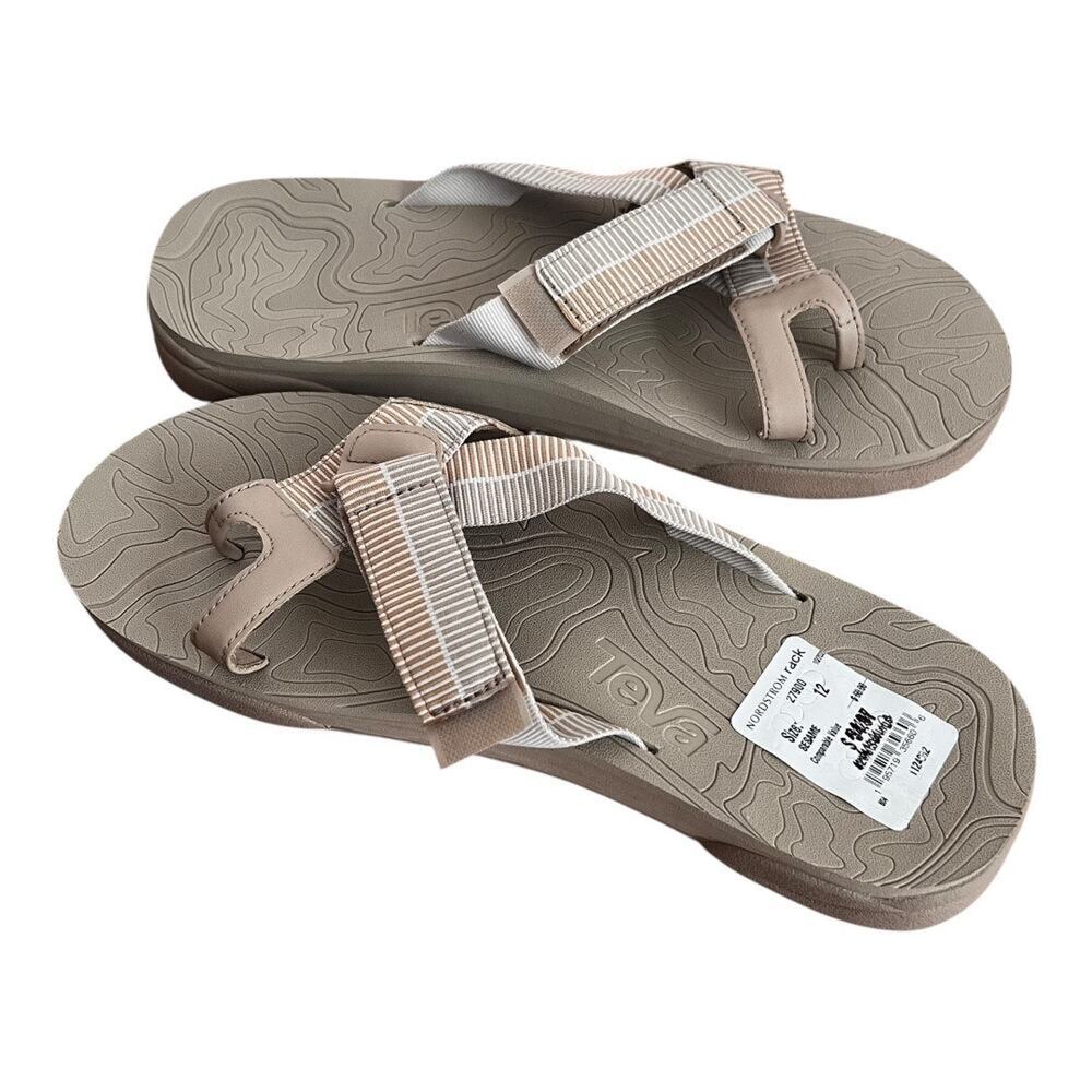Teva Revive 95 Slide Sandals In Sesame Men Size 12